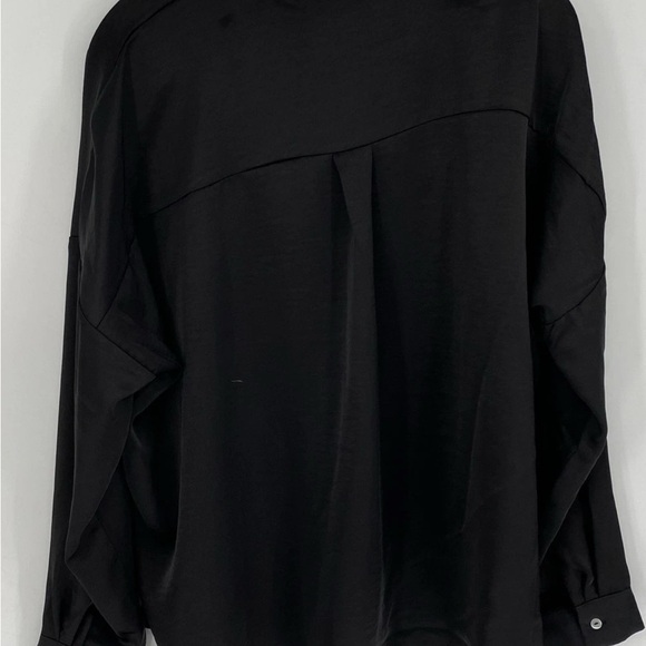 Zara Classic Black Collared Shirt brand new with tag - Picture 2 of 4